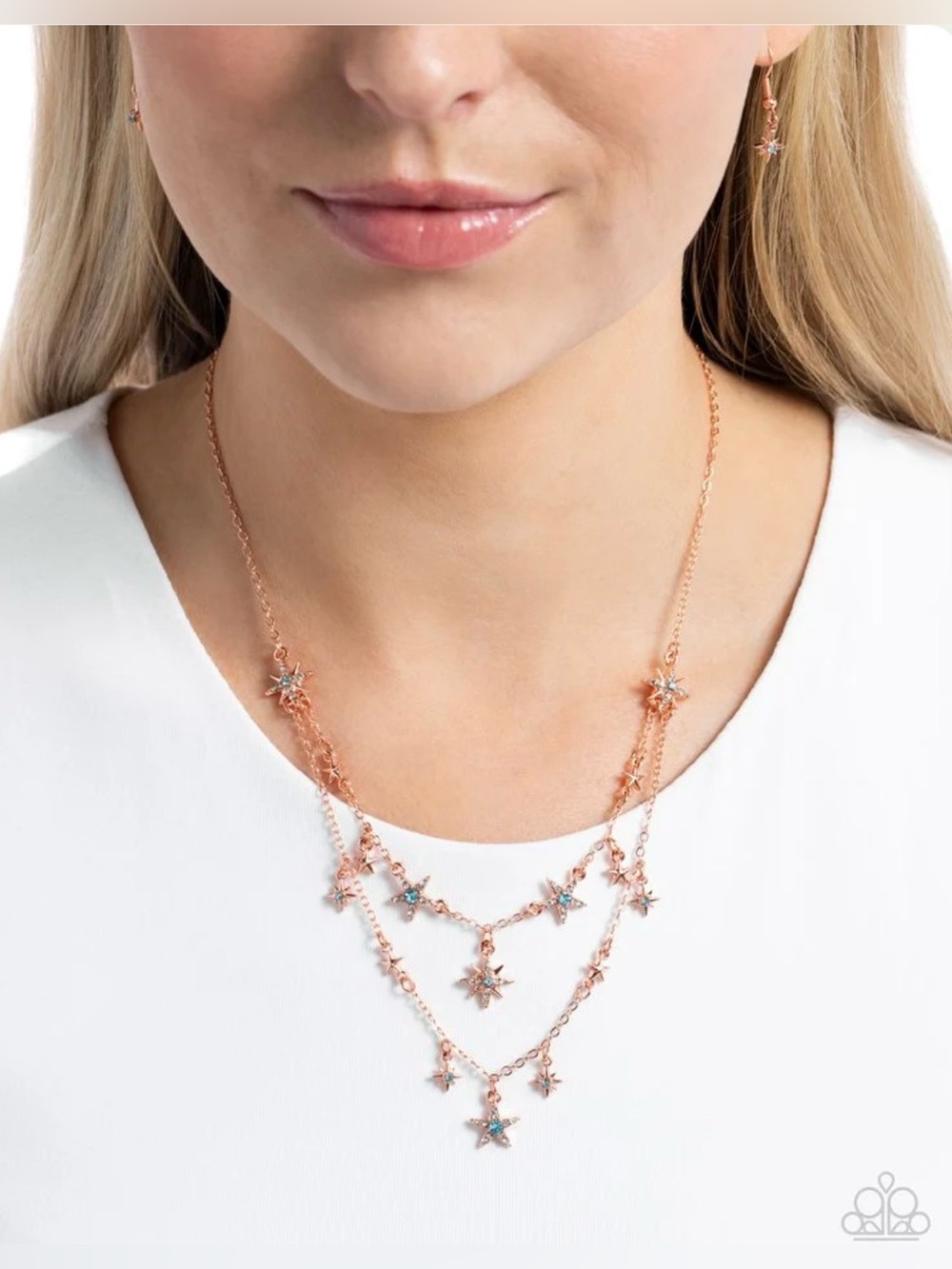 Paparazzi Necklace ~ Raising the STAR - Copper